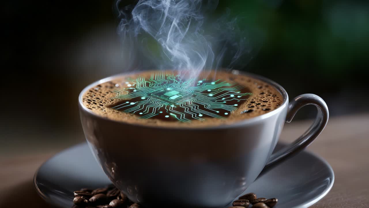 Coffee with a Microchip Design