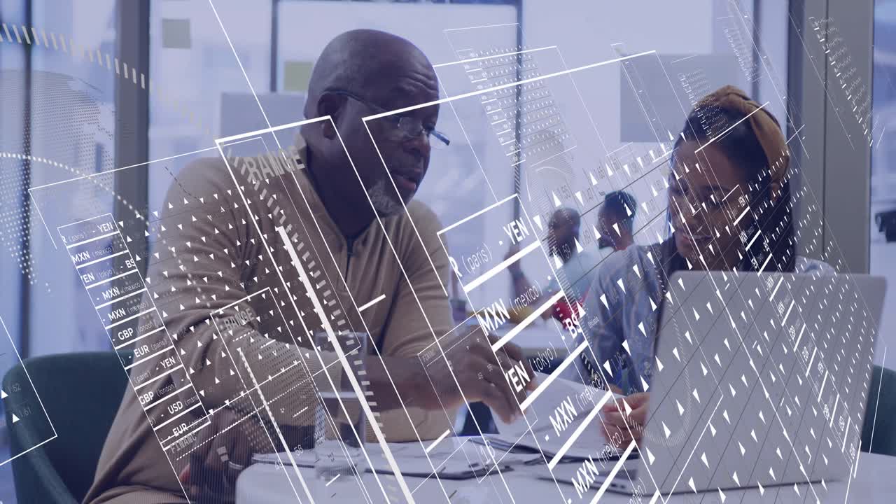 Mentor scanning printed documents and tracking time while guiding mentee through notes in education