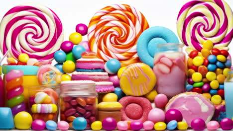 collection of sweets and candies