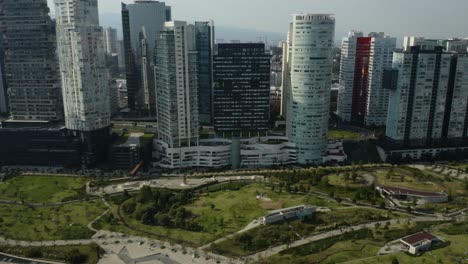 parque la mexicana en la colonia santa fe de la ciudad de mexico