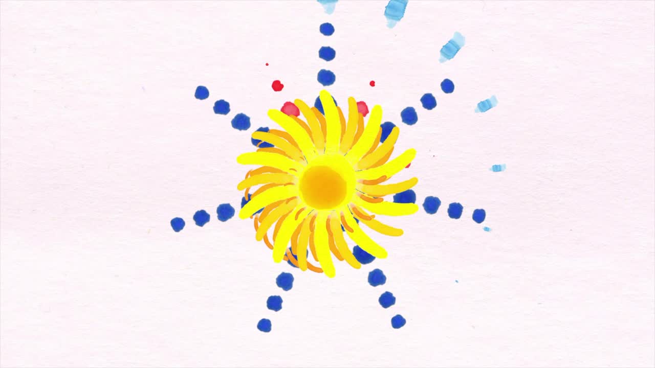 colorido acuarela floral mandala