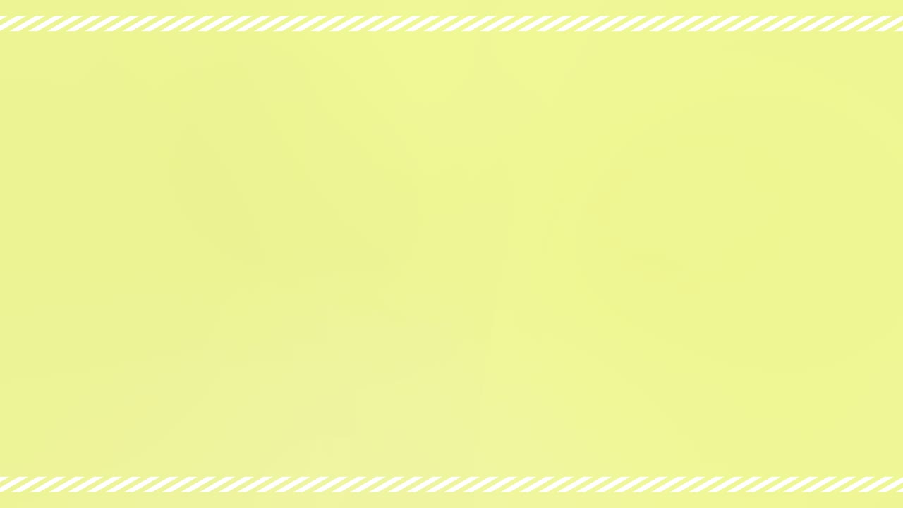 노란색 그래디언트 배경과 대각선 줄무 프레임