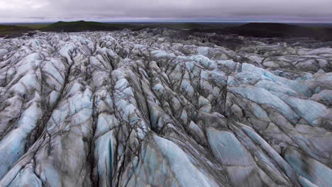 Svinafellsjökull-Gletscher-In-Vatnajökull,-Island.