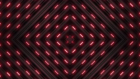 red neon geometric pattern background