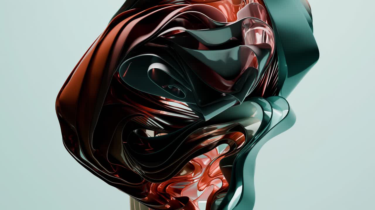 Abstract 3D Art Sculpture