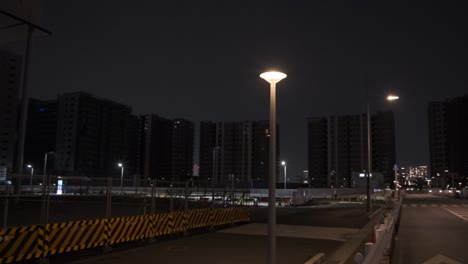 도쿄 하루미 재개발 지역 야간 전망 2022년 6월