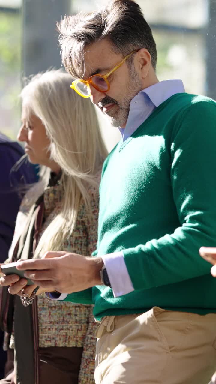 Man and woman on the street