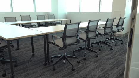 boardroom interior, carpeted floor. workplace and office