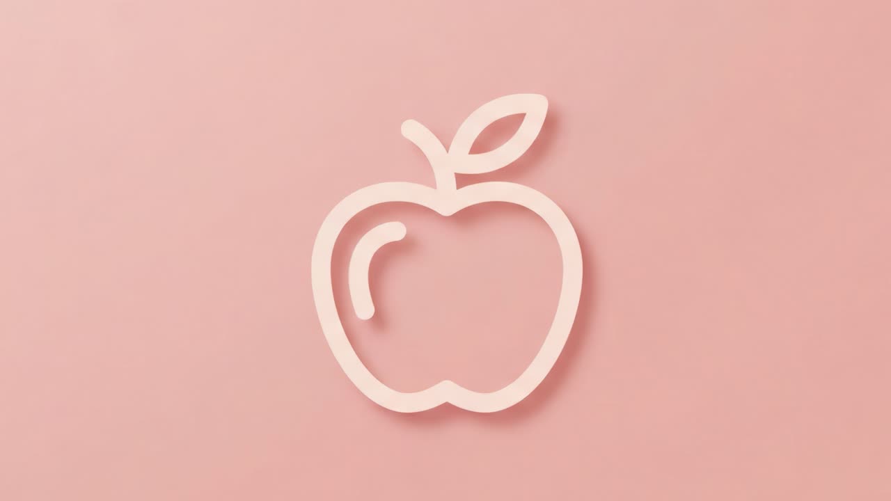 apple,fruit,icon,design,minimalist,pink,background,stylized,graphic,illustration,color,shape,art,creative,leaf,symbol,modern,nature,simple,clean,aesthetic,visual,fresh,healthy,beauty,round,playful,outline,elements,concept,sweet,vibrant,smooth,soft,layers,composition,focus,details,style