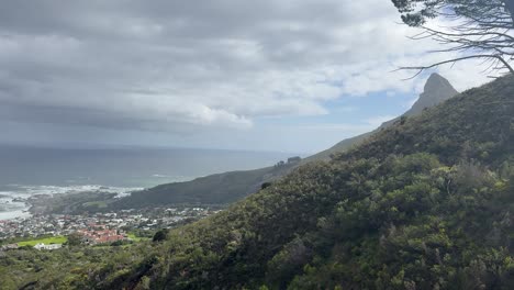 Scenic views of Camps Bay Area in Cape Town, South Africa