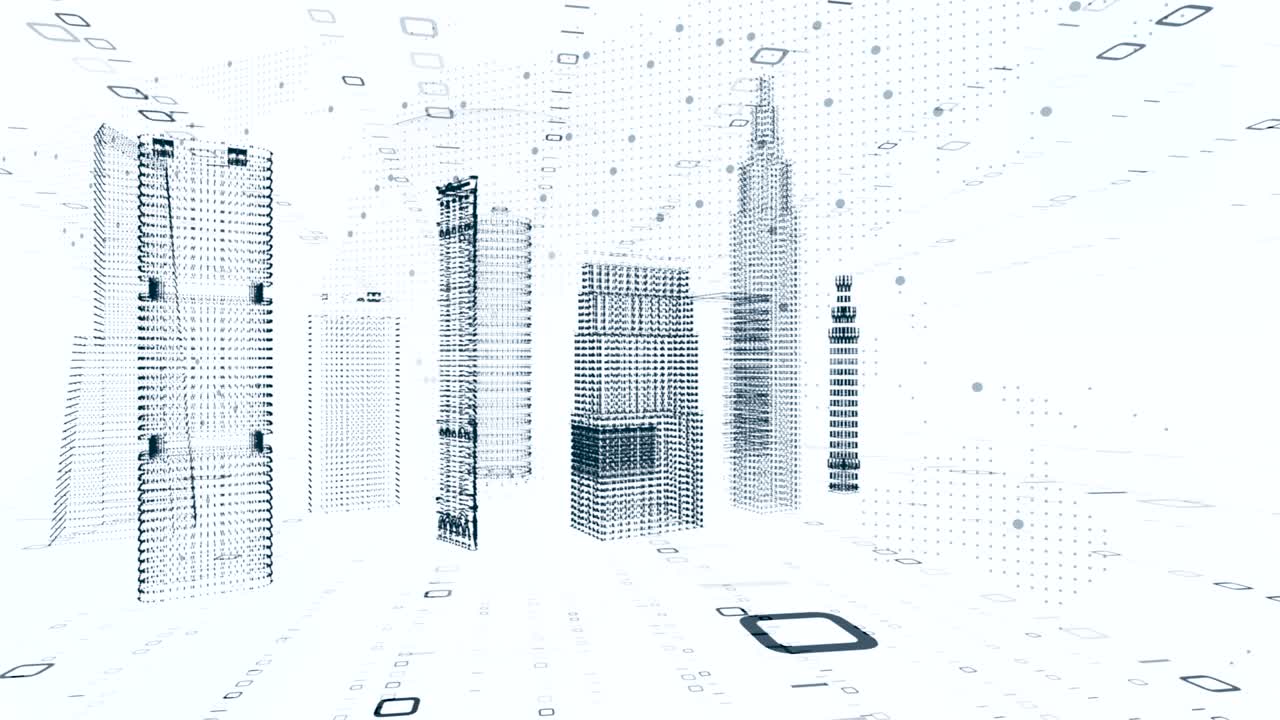 Smart city, digital world, Global communication network concept. 6G Business graph. Global business.