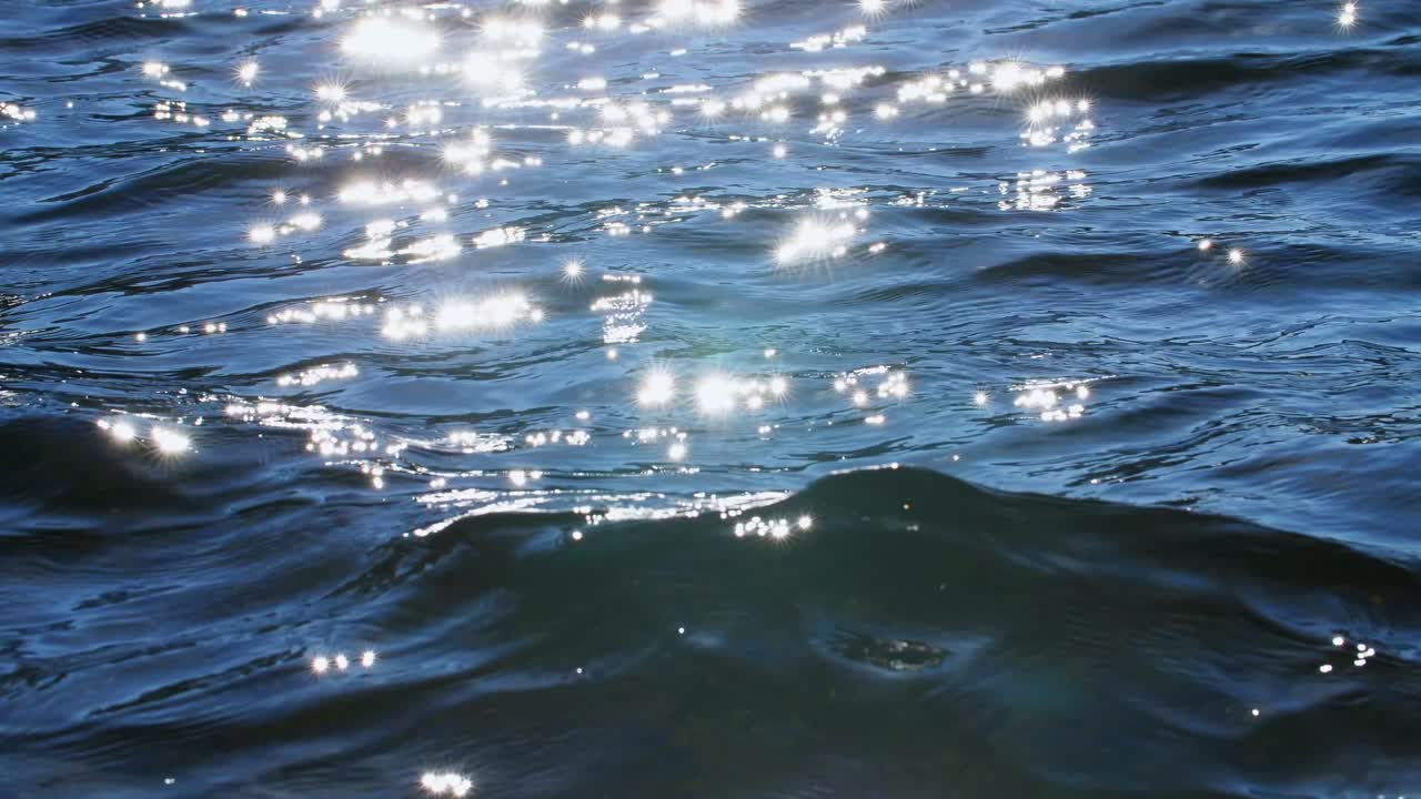 Sun reflecting on water