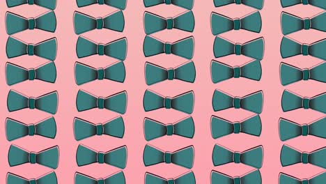 animación de pajaritas flotando sobre un fondo rosado
