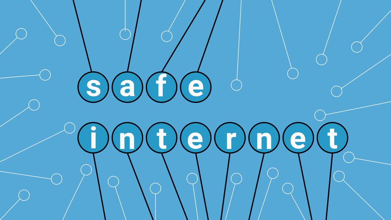 안전한 인터넷의 4k 애니메이션