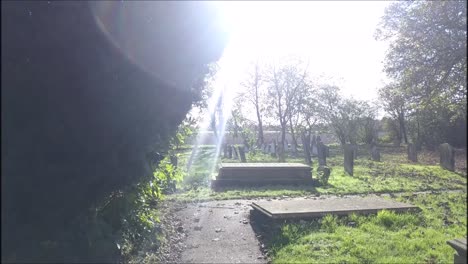 an abandoned church in the heart of the english countryside