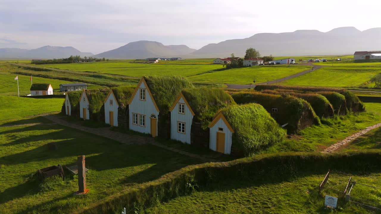 Journey through the skies over Skagafjörður, where ancient tales of Vikings come alive amidst the stunning vistas of Iceland’s natural beauty.