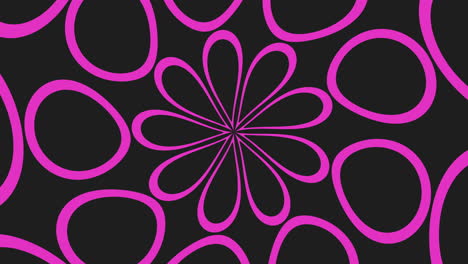 Black-and-pink-floral-design-circles-and-ovals-in-circular-pattern