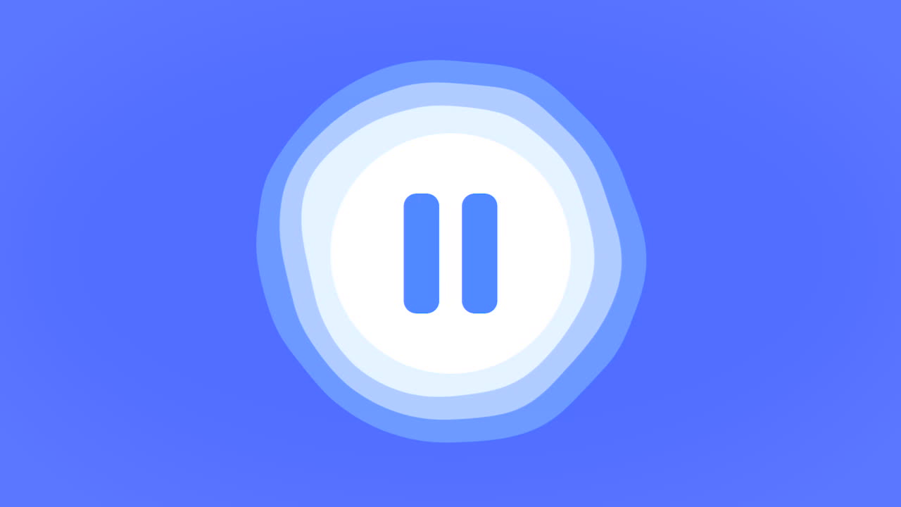 El icono del botón de pausa