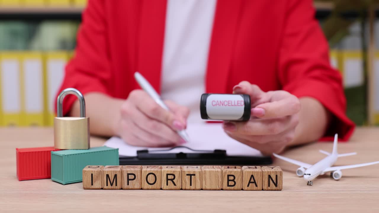 Import Ban and International Trade Restrictions