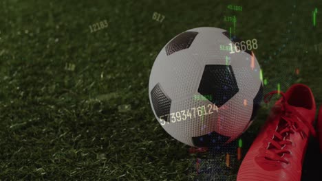 Animación-Del-Procesamiento-De-Datos-Sobre-Calzado-Deportivo-Y-Fútbol.