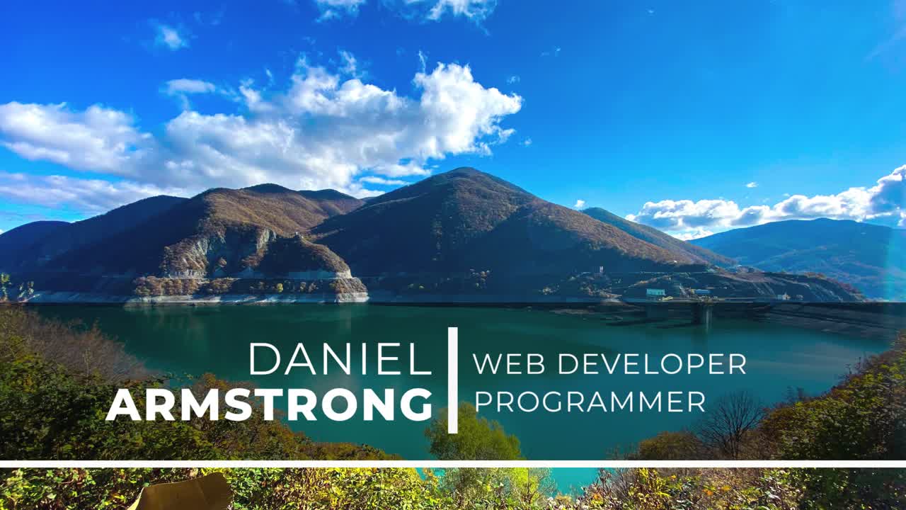 Scenic Mountain Lake View