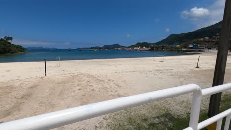 Time-Lapse-of-Anil-beach-in-the-center-of-Angra-dos-Reis