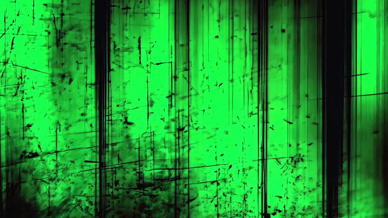 Grunge texture animation, transparent 4K video, green screen