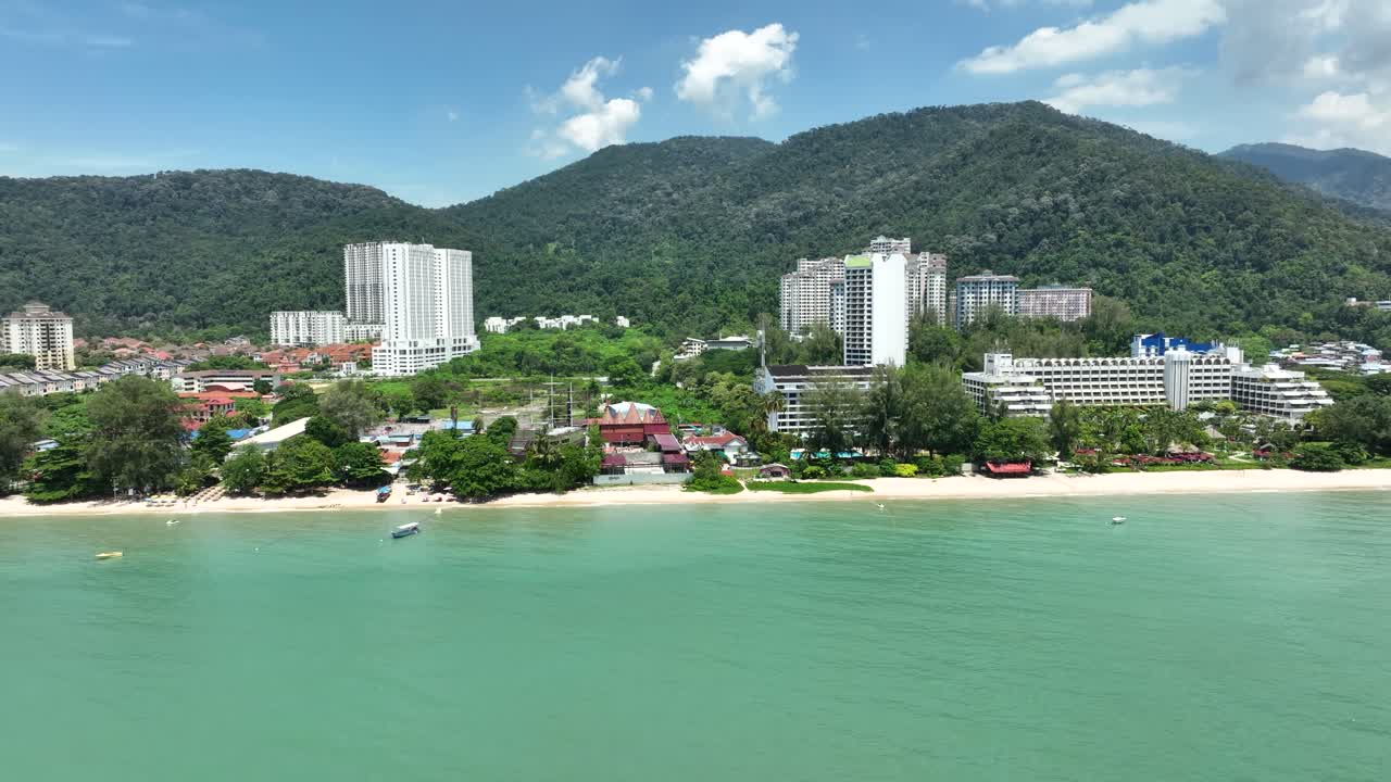Batu Ferringhi beach resort Penang island Malaysia holiday destination coastline