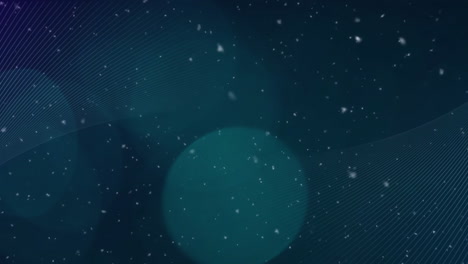 animation of glowing spots of light moving over dark background