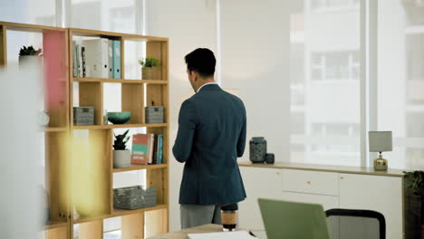 businessman in modern office