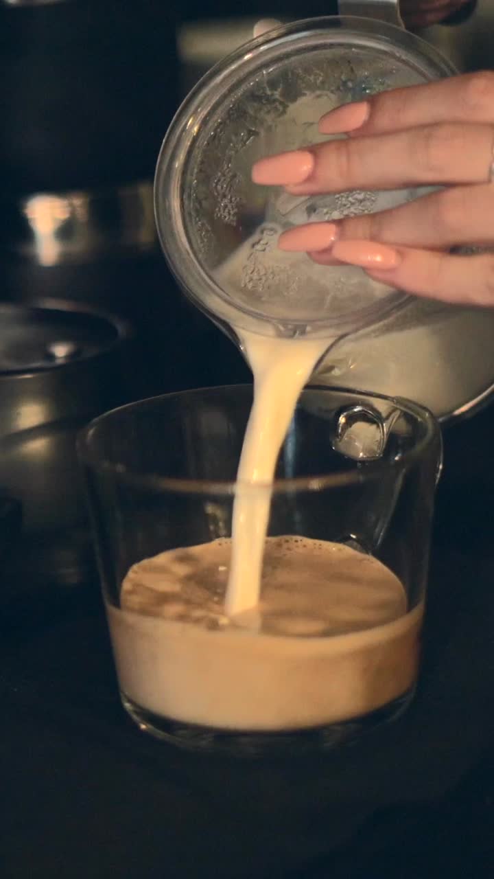 Making a Cappuccino or Latte