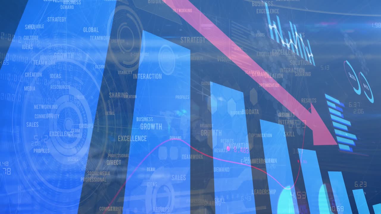 스 ⁇  스캔을 통해 통계 처리를 하는  ⁇ 은 화살표의 애니메이션