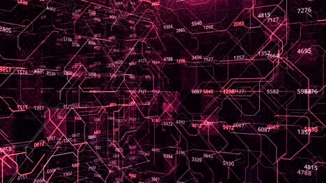 abstract digital circuit board