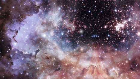 nebulae clouds that move and float in the universe