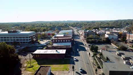 aerial ws albemarle nc, albemarle north carolina in 4k