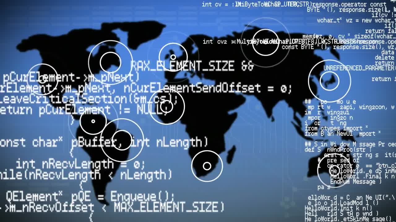 ⁇ 박이는 위치 지표 를 가진 세계 지도