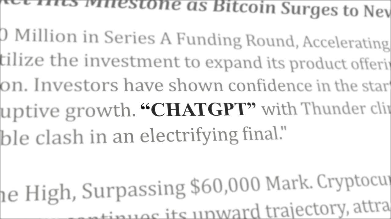 ChatGPT news headline in different articles