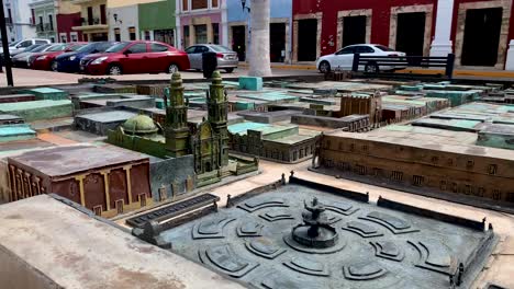 timelapse view of the campeche downton model in mexico
