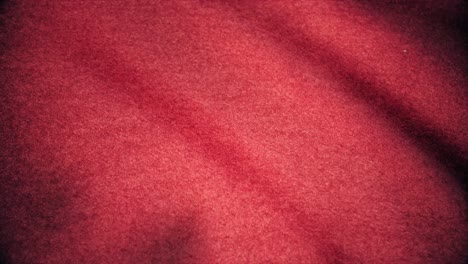 closeup of a deep red fabric texture