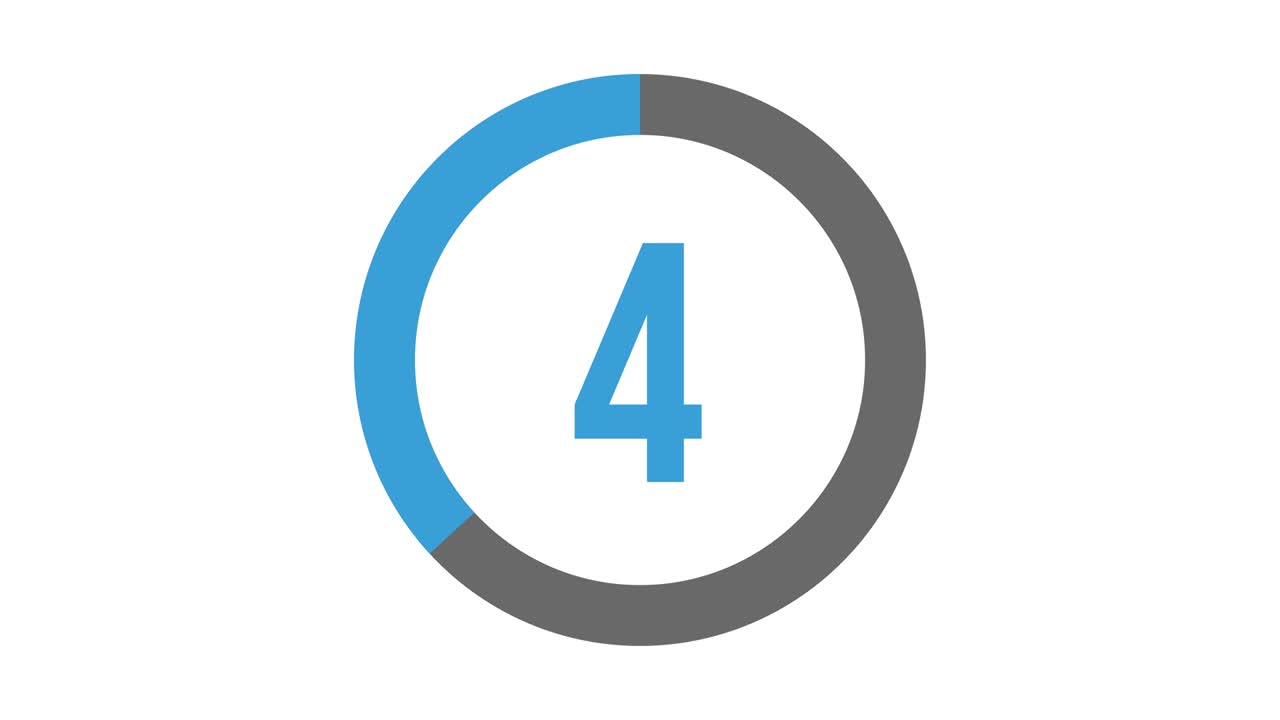 temporizador de cuenta atrás para el video de entrenamiento