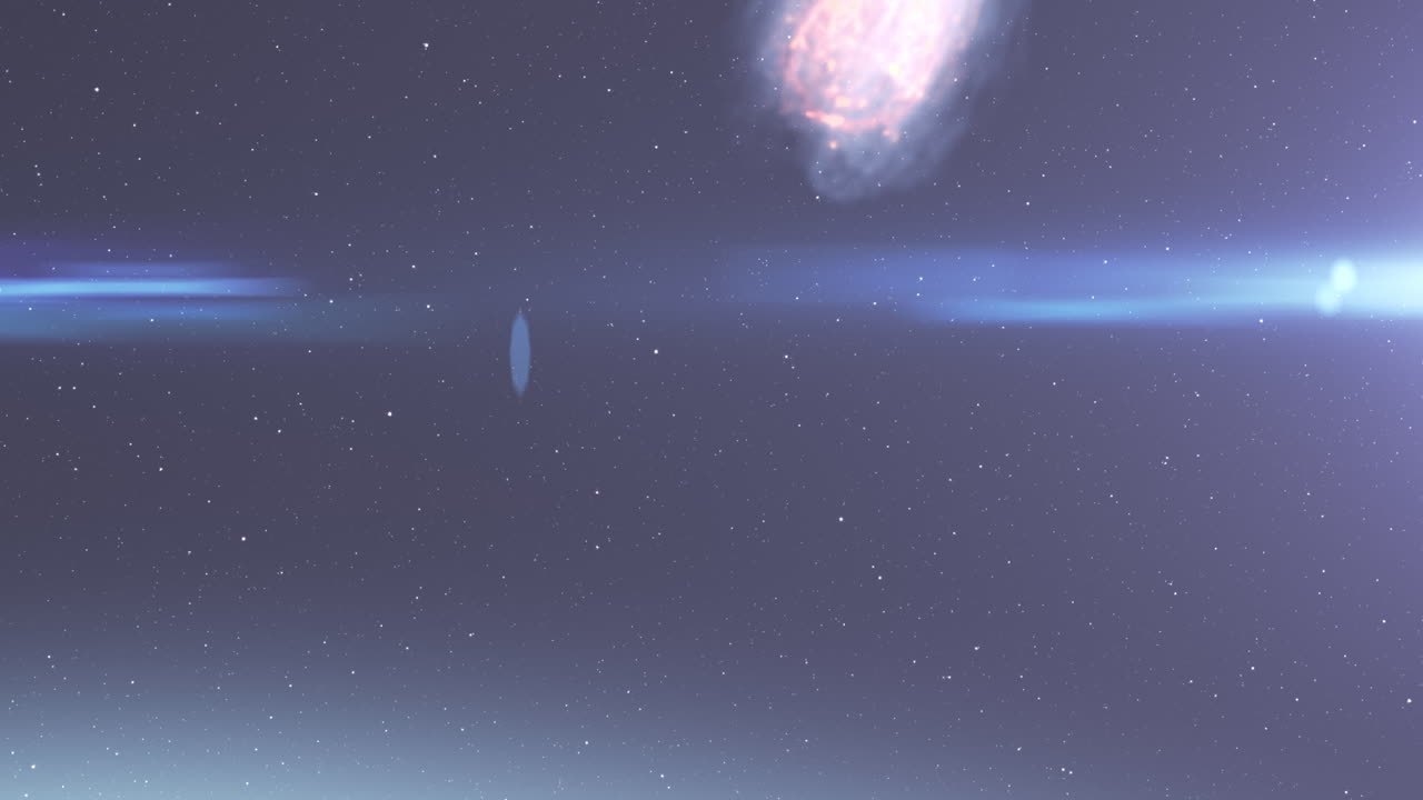 Comet or Asteroid Impact in Space