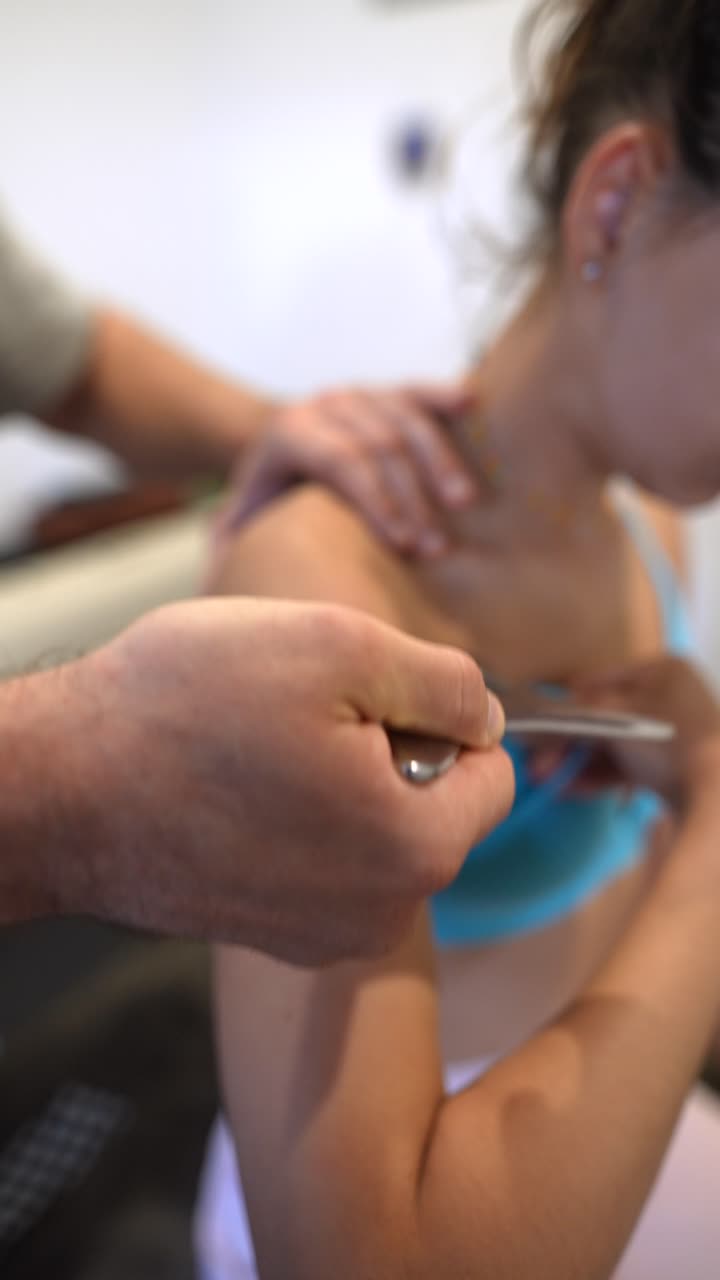 sesión de fisioterapia