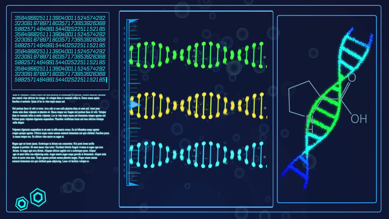 dna 염기서열과 분자 구조, 과학적 데이터와 코딩