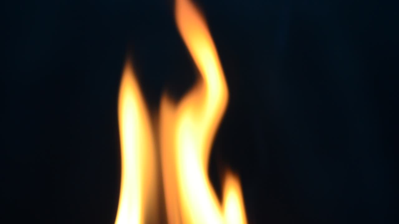 Fire and flame. Fire on a black background