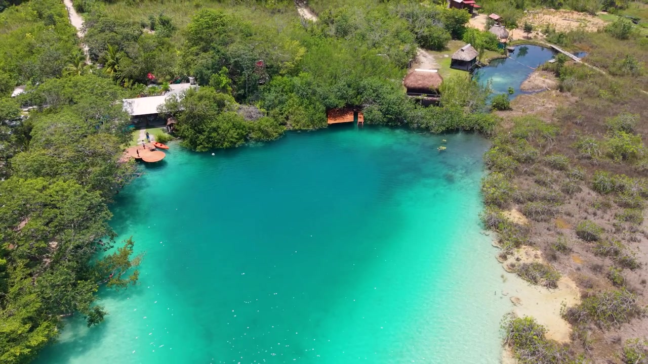 Scenic aerial of Bonanza Lagoon natural attraction