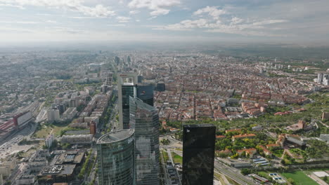 madrid's economic heartbeat is most vivid from an aerial vantage