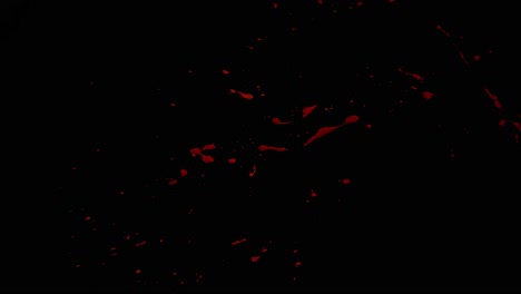 blood spatter with alpha background 14