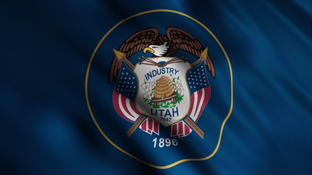 bandera del estado de utah