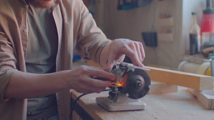 Carpenter Sharpening Woodworking Knife with Grinding Jig