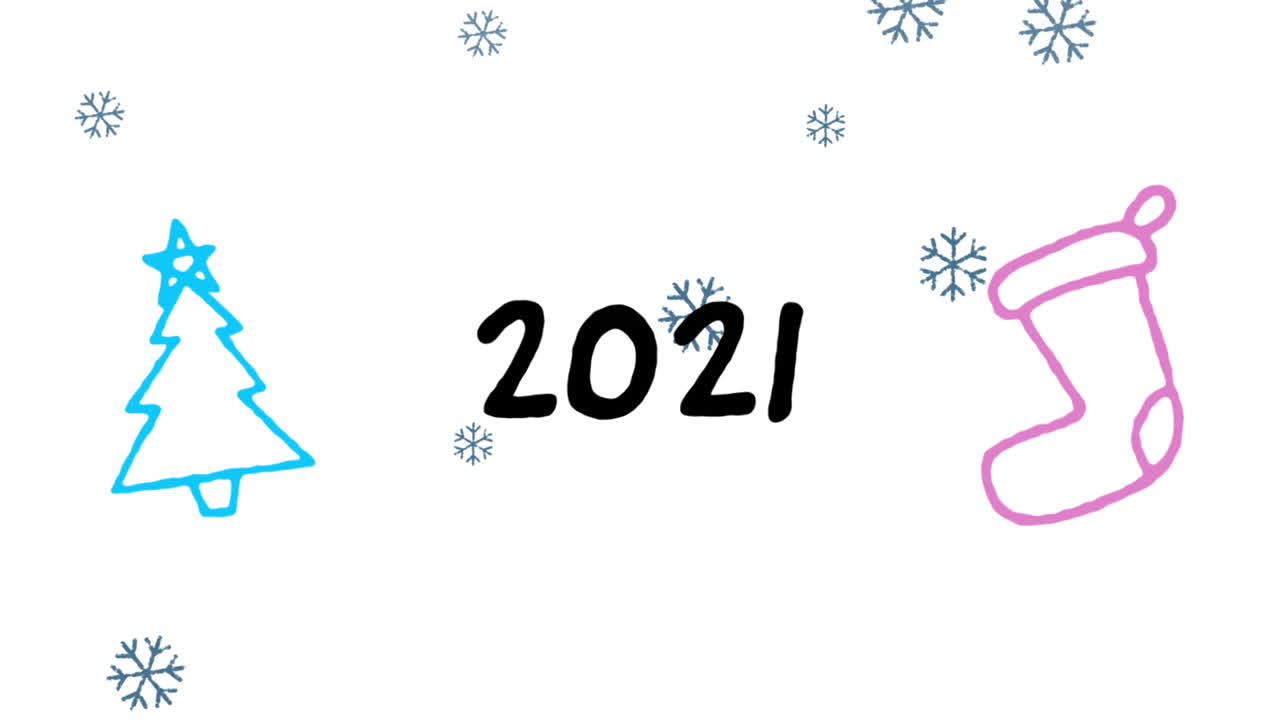 2021 geschrieben auf weißem hintergrund